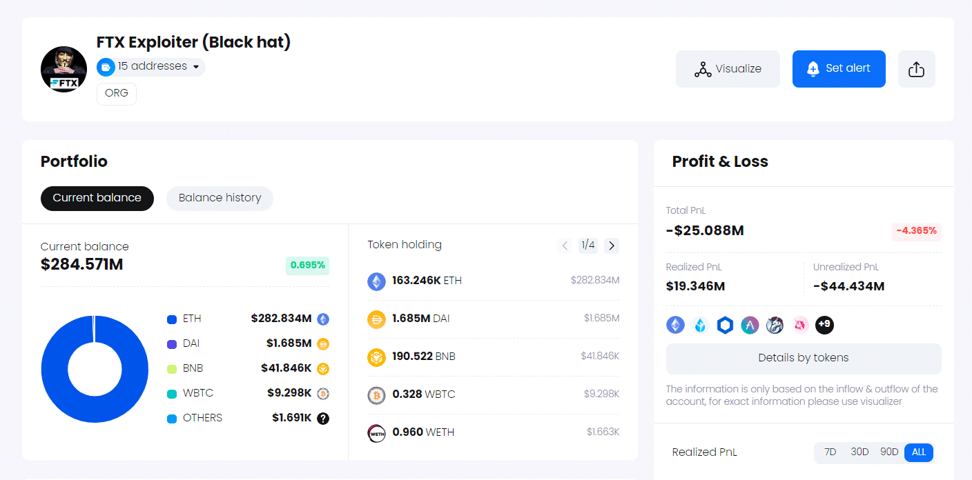 FTX Exploiter - SpotOnChain