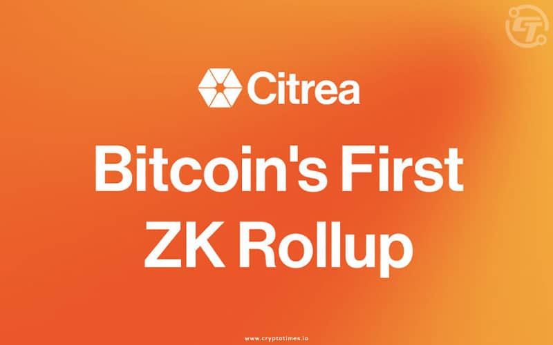 Citrea Secures $2.7M Seed Funding for Bitcoin ZK-rollup