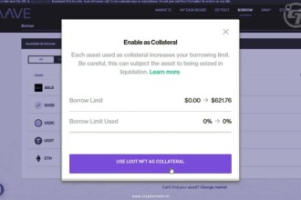 Loot NFT Can be Used As Collateral In The Aave