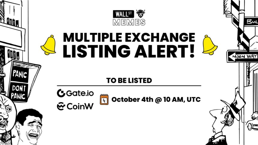 Wall Street Memes (WSM) Listed on CoinW and Gate.io