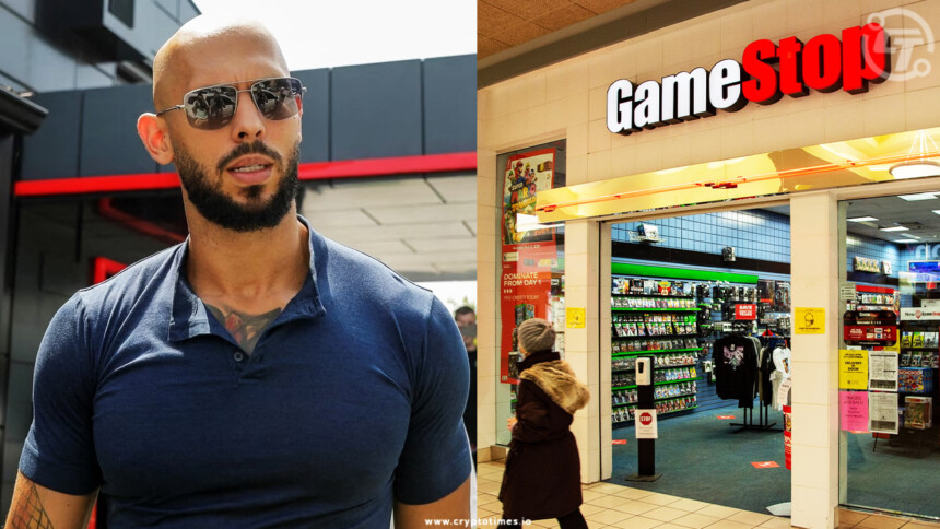 Andrew Tate Invests $500K in GameStop and Meme Coins