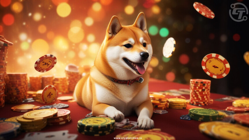 Doge Coin Feature image with Doge coin icon on bright crypto them background