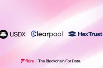 Hex Trust Launches USDX Stablecoin on Flare with Clearpool