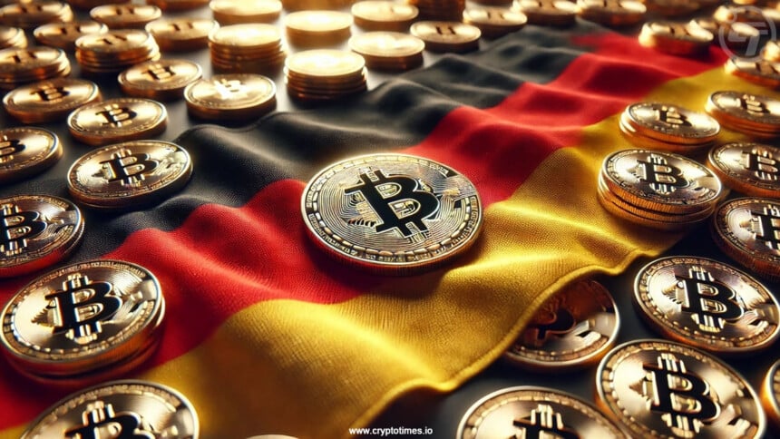 German Government's Bitcoin Holdings Drop 90% to 4,925 BTC