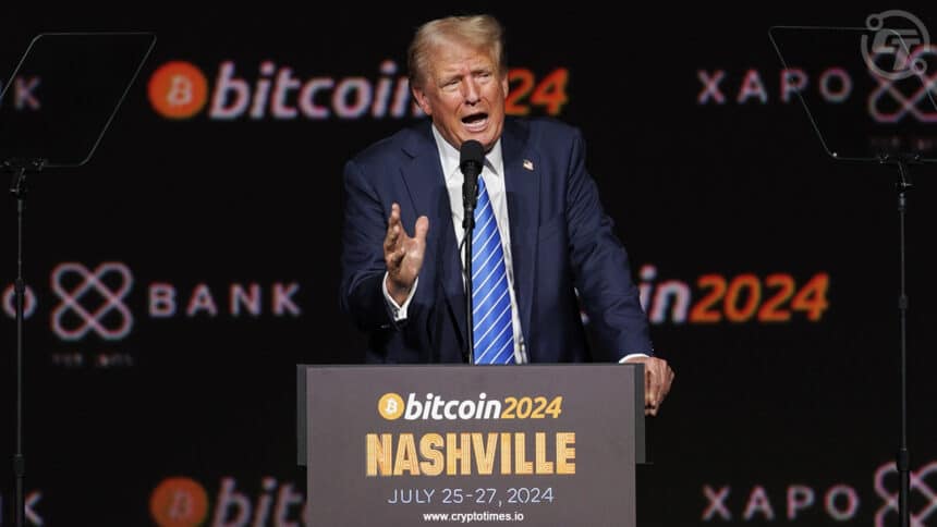 Trump Raises $25M at Bitcoin Conference 2024 in Nashville