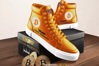 Crypto Presidentm Bitcoin Sneakers