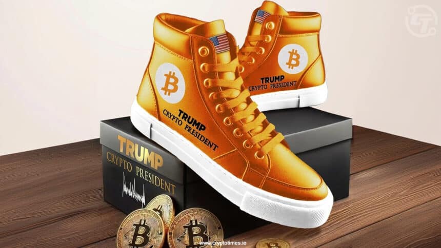 Crypto Presidentm Bitcoin Sneakers