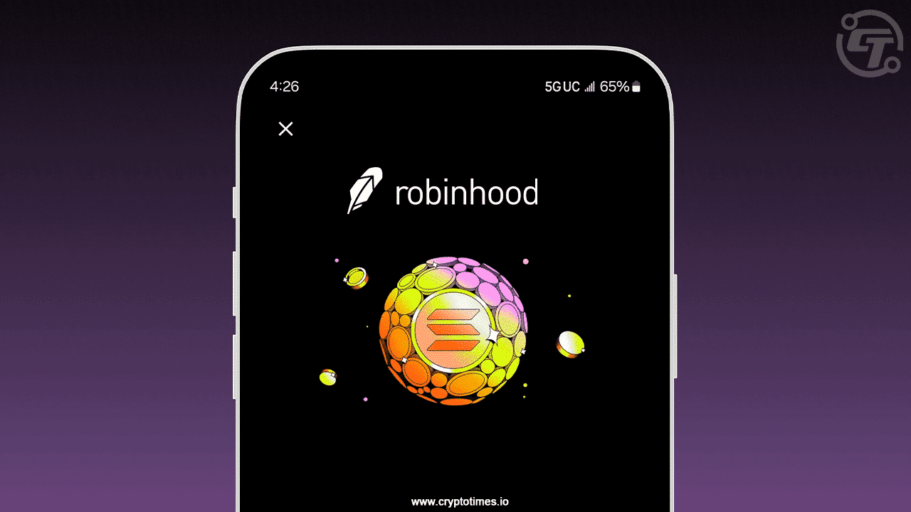 Solana Tokens Now Available on Robinhood Wallet App