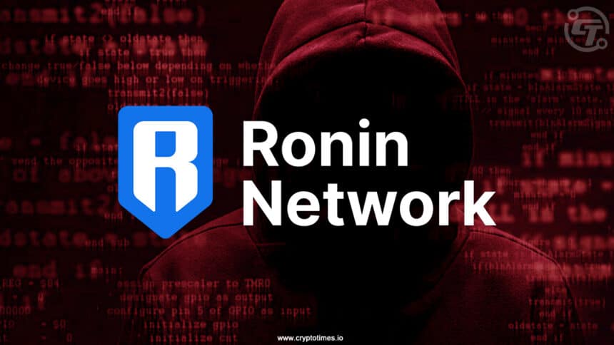 White Hat Hacker Suspected in $9.8 Million Ronin ETH Exploit