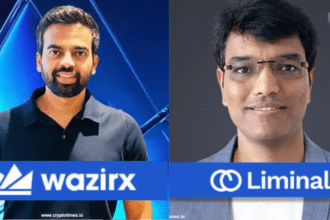 WazirX co-founder Nischal Shetty and Liminal Custody founder Mahin Gupta.