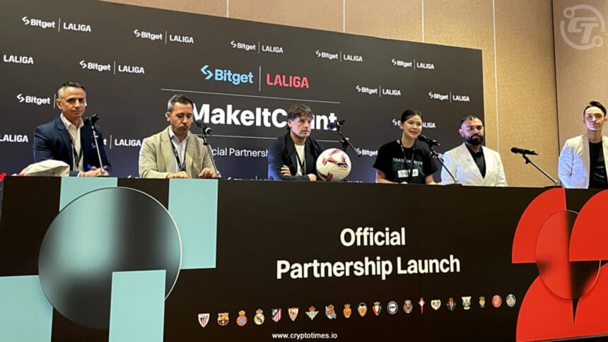 Bitget Partners with LaLigaEN as Official Crypto Sponsor