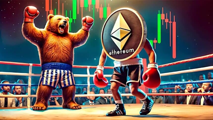 Ethereum price struggles in the crypto market