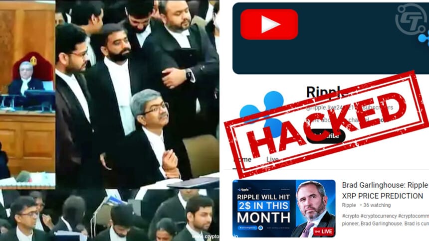 Supreme Court of India Youtube Channel has been hacked