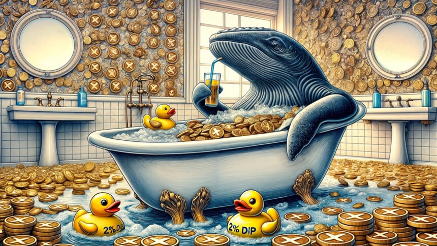 Whale moves 105 million XRP causing price dro