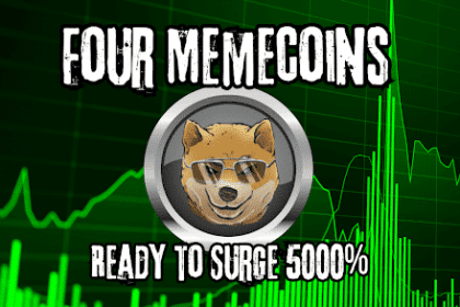 4 memecoins Ready to surge