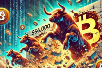 Bitcoin Price Surges 6% to $66,400