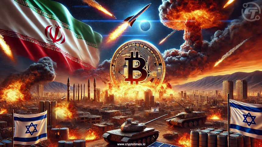 The recent tension between Iran and Israel has resulted in Bitcoin tanking and gold rebounding.