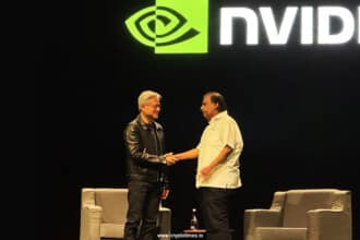 Mukesh Ambani Welcomes Nvidia’s Huang to India’s AI Summit