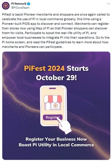 October 29 Marks the Start of the Second Annual PiFest