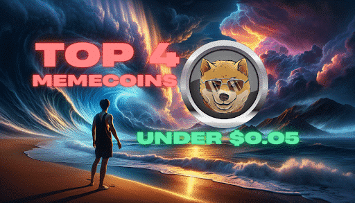 Top 4 Memecoins Under $0.05 That Could Surpass DOGE in the 2024 Bull Market