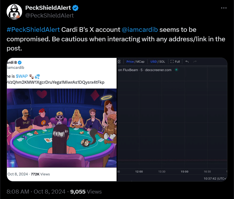 PeckShieldAlert's Tweet