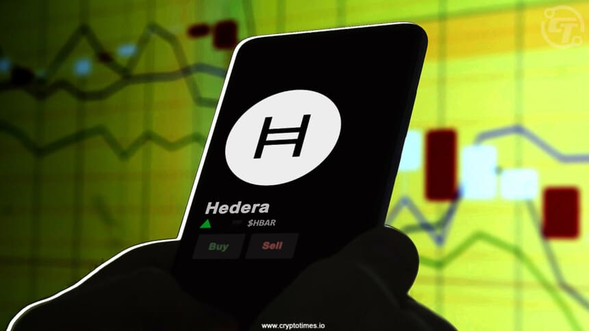 Hedera HBAR Soars 32.19% in 24 Hrs, Hits $4.24B Market Cap