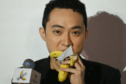 Justin Sun Eats $6.2M Banana Art in Hong Kong Event