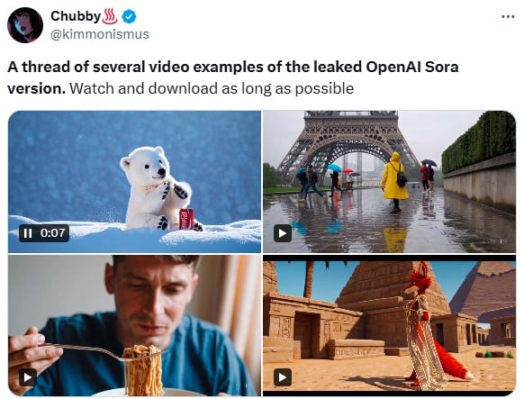 OpenAI’s Text-to-Video Tool Pulled After 3 Hours