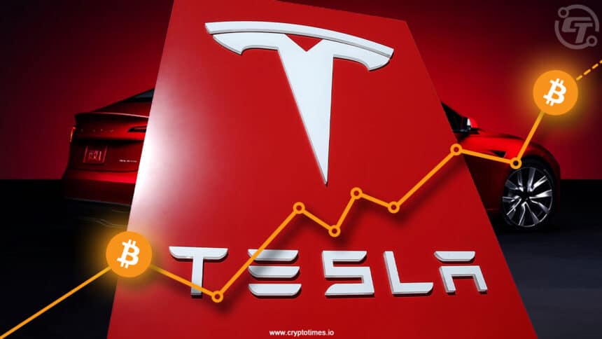 Tesla's bitcoin holding Exceeds $1 Billion Mark