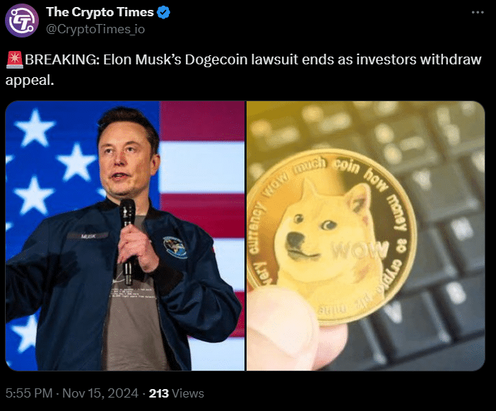 The Crypto times's Twitt