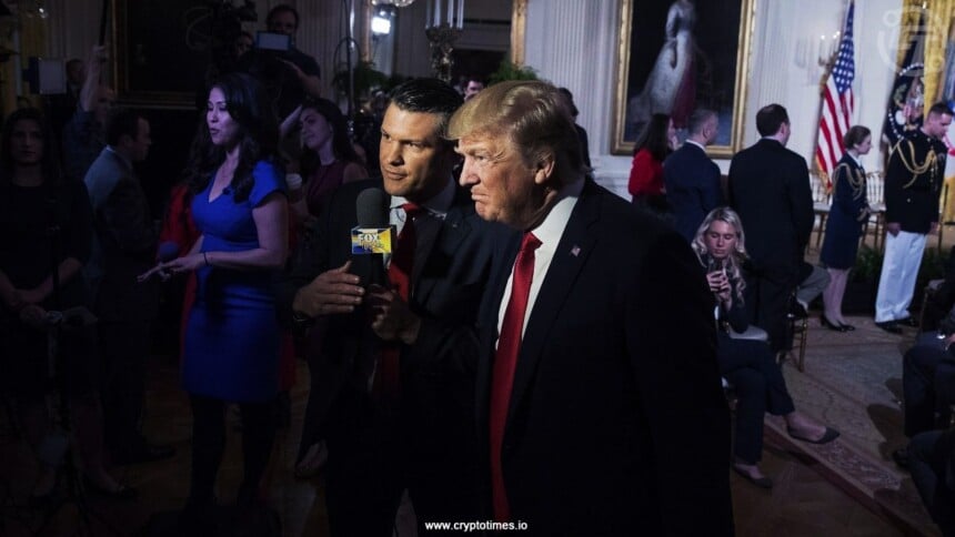 Trump Nominates Pro-Crypto Pete Hegseth as Secretary of Defense