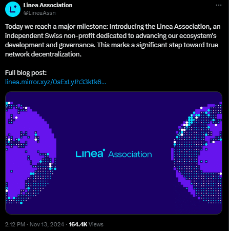 Linea association launch