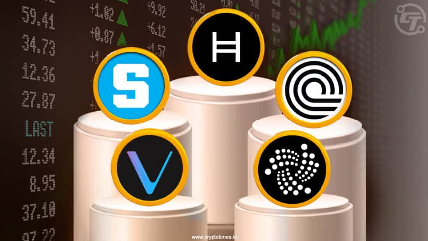 Altseason Frenzy: IOTA, HBAR, SAND, VET & ONDO Surge over 30%