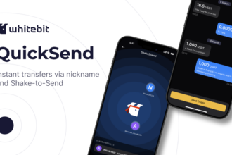 WhiteBIT Launches QuickSend and Shake-to-Send Features